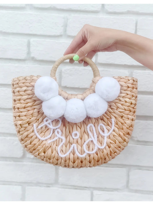 Bride Straw Purse