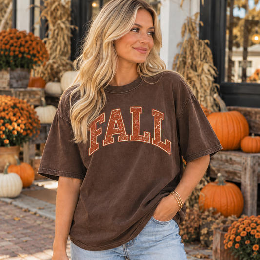FALL Vintage Collegiate Graphic Tee
