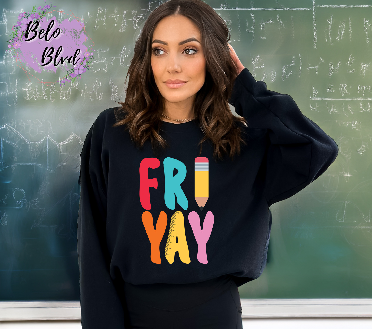 Fri-YAY - Teacher Crewneck