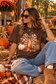 Autumn Gingham Pumpkin Graphic Tee
