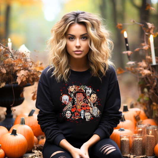 Horror Icons Crewneck Sweatshirt