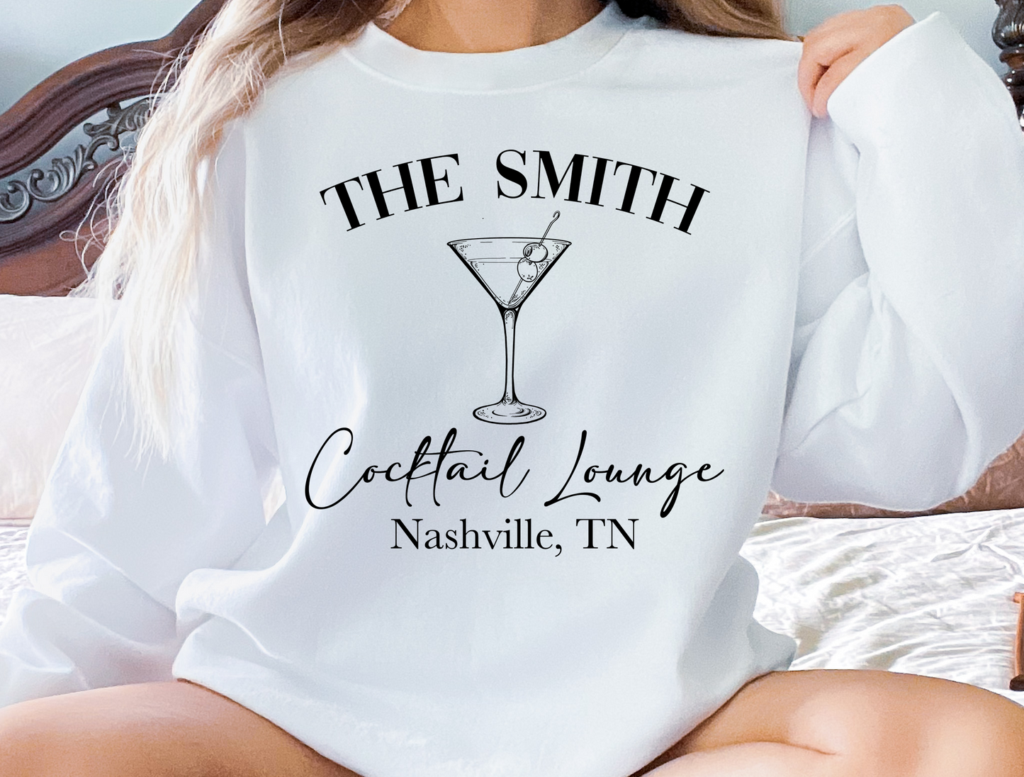 Custom Cocktail Lounge Bachelorette/Group Crewneck