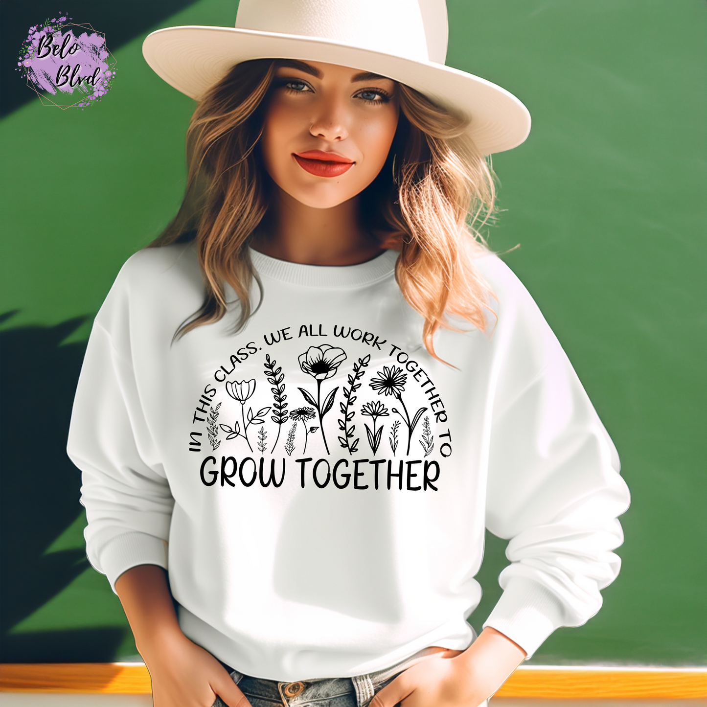 Together We Grow - Teacher Crewneck