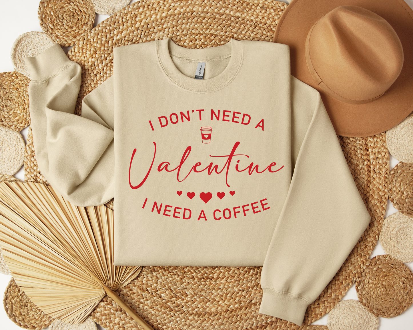 I need a cup of coffee crewneck