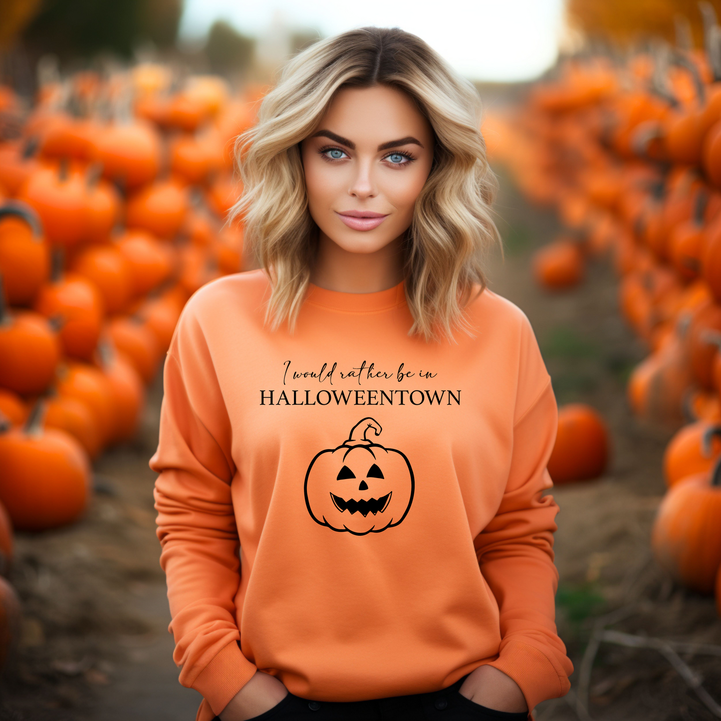 I would rather be in Halloweentown Crewneck