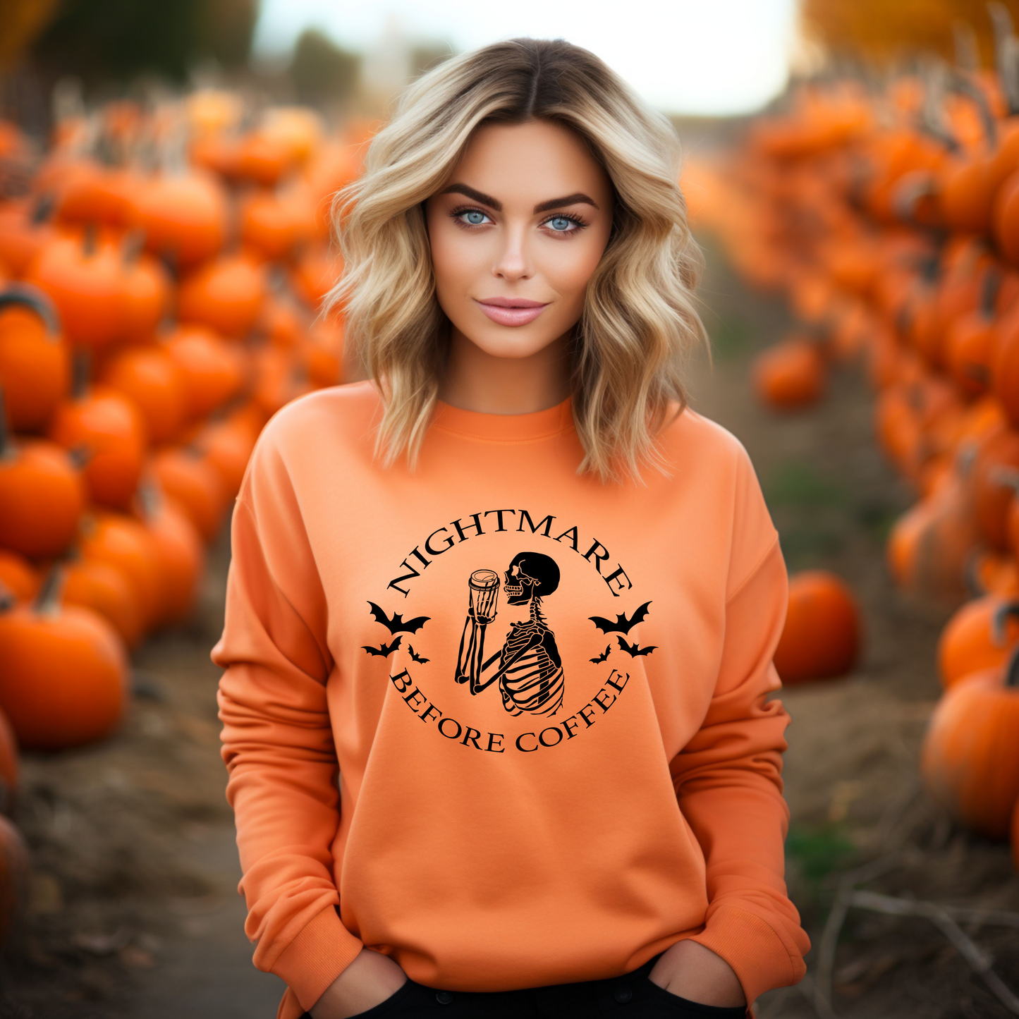 Nightmare Before Coffee Crewneck