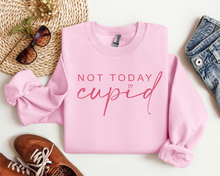 Load image into Gallery viewer, Not today cupid crewneck
