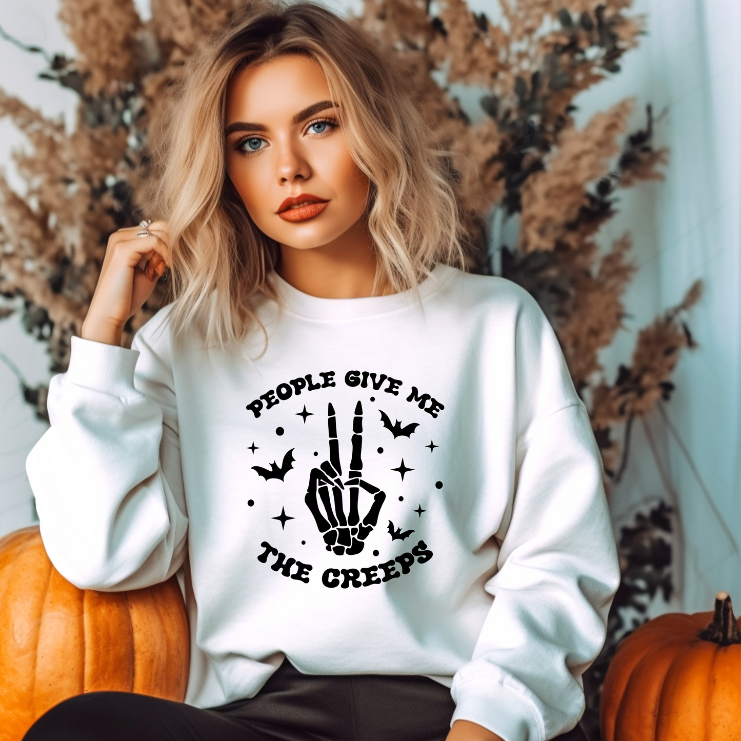 People Give Me The Creeps Crewneck