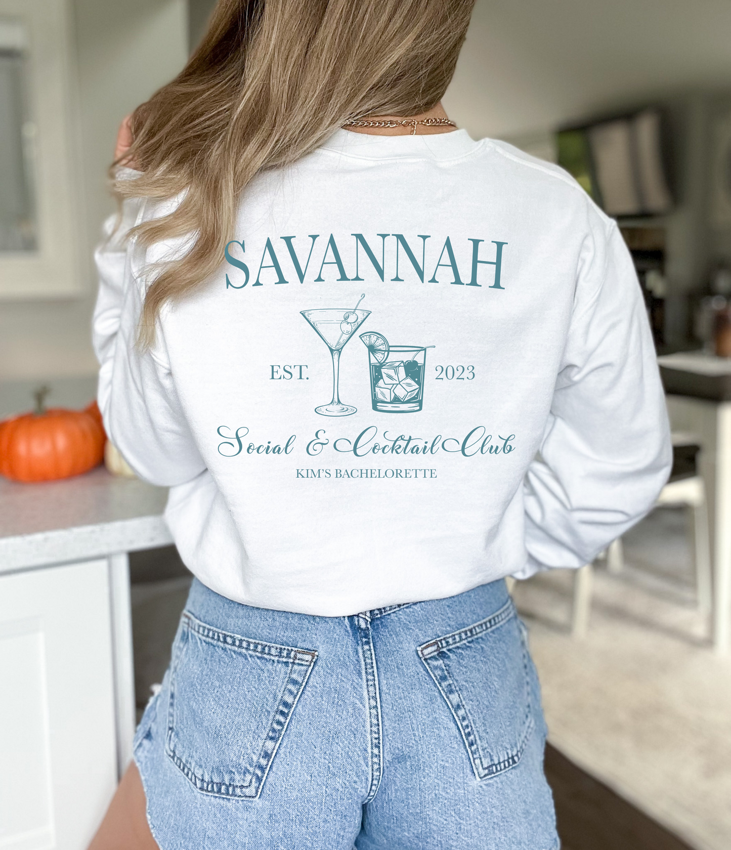 Custom Destination Social Club Bachelorette/Group Crewneck