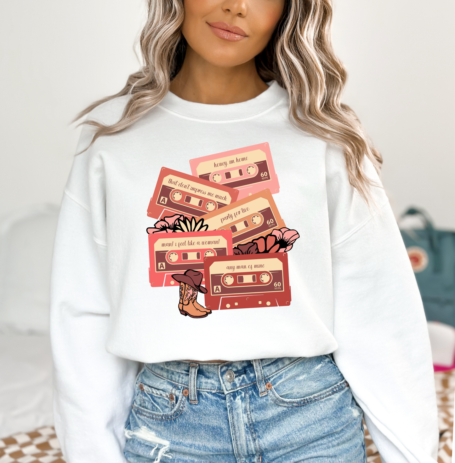 Shania Cassette Crewneck